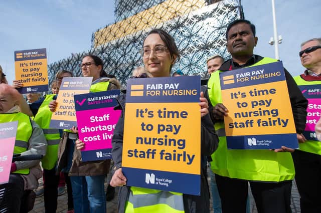 “Paramedics and nurses are striking in desperation at the chronic collapse of the NHS and the impact this has on patients.”