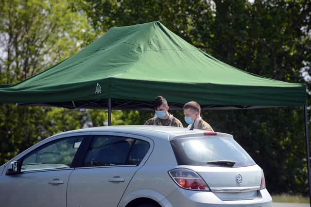 A COVID-19 mobile testing centre