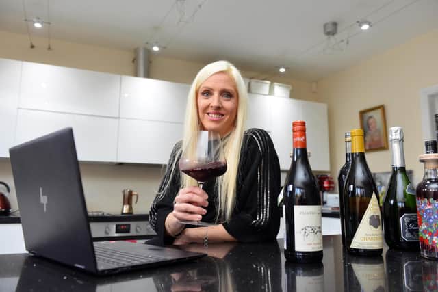 Leah Newman has been hosting Zoom wine tastings during lockdown