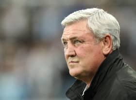 Newcastle United head coach Steve Bruce. (Photo by Ian MacNicol/Getty Images)