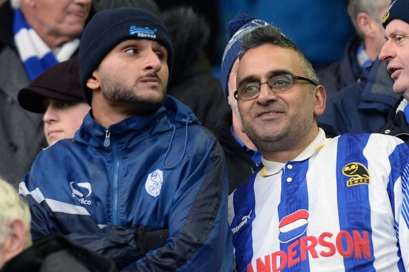 Wednesday supporters at the Reading game in February 2020.