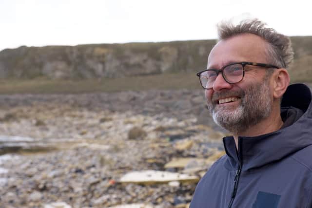 Hugh Dennis takes in the views from Trow Point on the South Shields coast.
