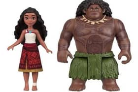 Moana and Maui.
