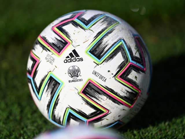 Euro 2020 match ball. (Photo by Stuart Franklin/Getty Images)
