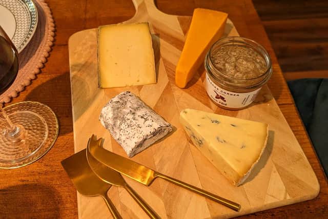 British farmhouse cheeses and pate