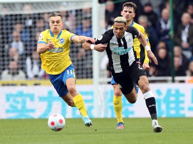 The in-form Brazilian has missed the last two matches with a muscular issue and he remains 'touch and go' for the trip to Goodison Park. Howe will make a late call on him.