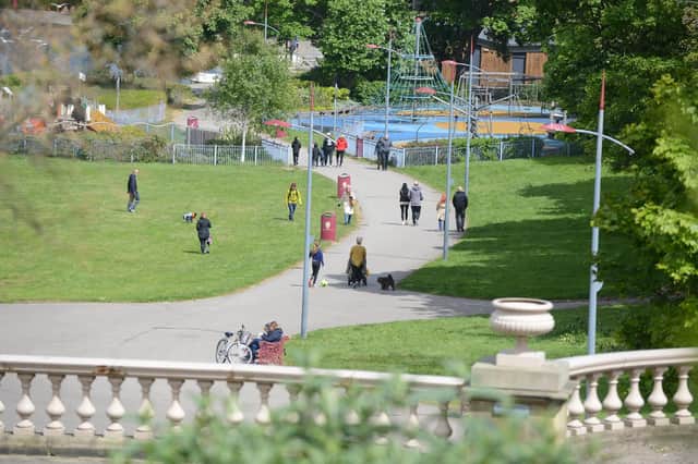 South Marine Park in South Shields
