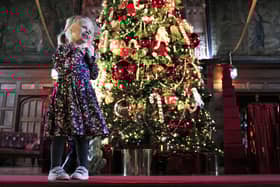 Christmas at Bamburgh Castle. Photograph: Stuart Boulton.