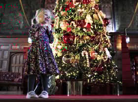 Christmas at Bamburgh Castle. Photograph: Stuart Boulton.