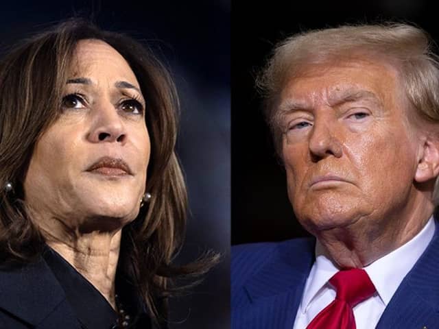 Kamala Harris, Donald Trump.