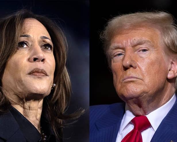Kamala Harris, Donald Trump.