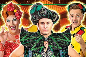 Gary Lucy, centre, will join the cast of Aladdin