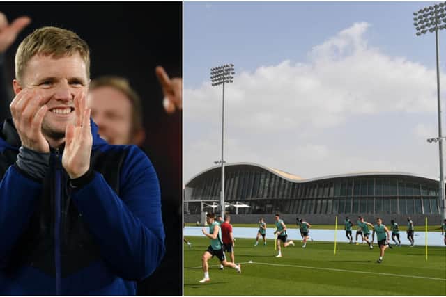 Eddie Howe and his Newcastle United squad will fly to Dubai for some warm-weather training.