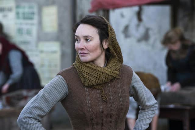 Claire Cooper stars as Mary Hardacre in the new Channel 5 heritage drama The Hardacres (Picture: Channel 5)