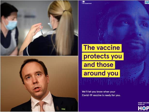The ‘every vaccination gives us hope’ campaign encourages those due to be offered vaccines in the second phase of the rollout to get the jab.