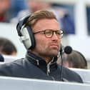 Former Sunderland player Michael Gray is seen on the stand prior to the Barclays Premier League match between Newcastle United and Tottenham Hotspur at St James' Park on May 15, 2016 in Newcastle, England.