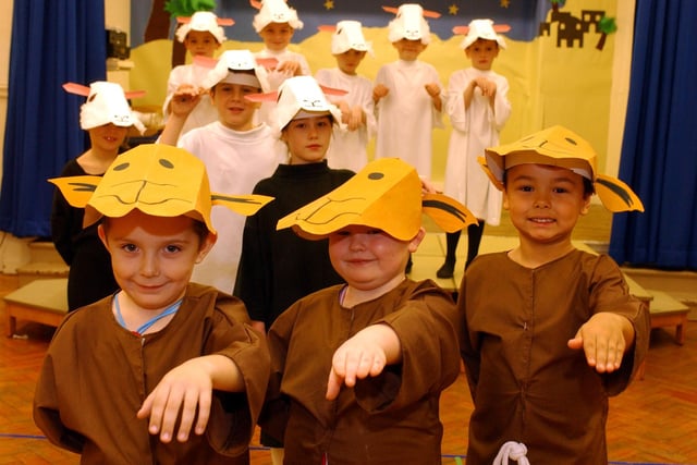 The Ridegway Primary School production was called Christmas Bandits in 2003.