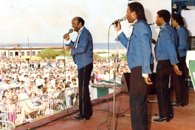 Down by the sea with The Drifters in 1993. Were you there?