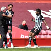 Joe Willock opens up on his close friendship with Newcastle United teammate Allan Saint-Maximin. (Photo by Paul Ellis - Pool/Getty Images)
