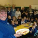 Get your teeth into a bacon butty, just like they were doing at Simonside Primary School in 2006.