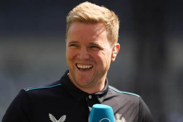 Newcastle United head coach Eddie Howe.