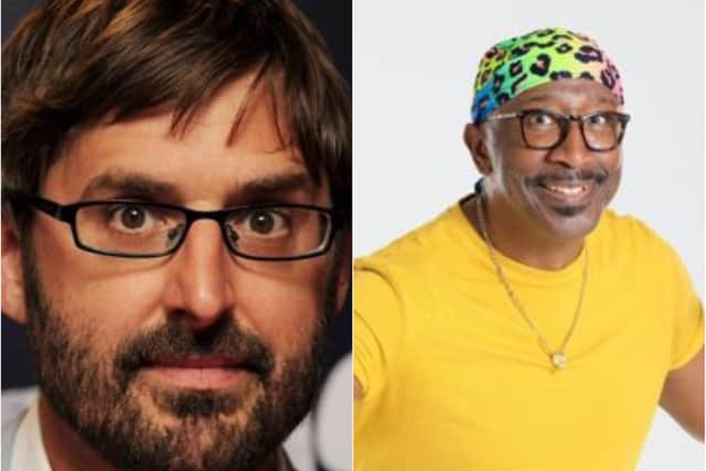Louis Theroux and Mr Motivator will address an online audience.