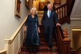 King Charles III and the Queen consort Camilla are visiting the region.(Photo by CHRIS JACKSON/POOL/AFP via Getty Images)