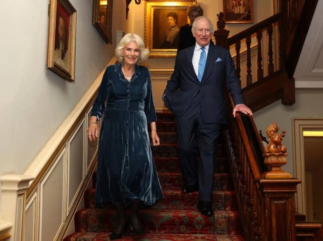 King Charles III and the Queen consort Camilla (Photo by CHRIS JACKSON/POOL/AFP via Getty Images)