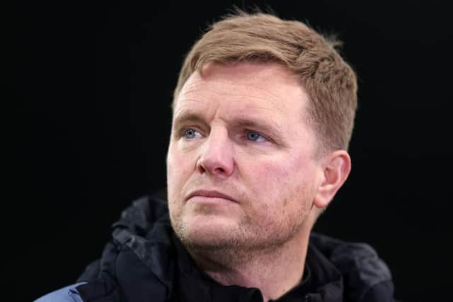 Newcastle United head coach Eddie Howe.