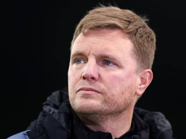 Newcastle United head coach Eddie Howe.