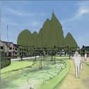 An impression of how the site might look
