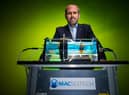 Michael Maughan, founder of MAC SciTech with reactor