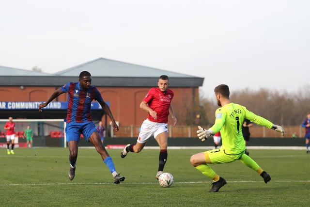 The ex-England youth international joined the League Two outfit on loan to gain some first-team experience. He's kept three clean sheets, the best of which was his league debut against Cheltenham where he made eight saves.