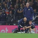 Everton defender Nathan Patterson was injured on Scotland duty and has been ruled-out of the clash with Newcastle United next month (Photo by Ian MacNicol/Getty Images)