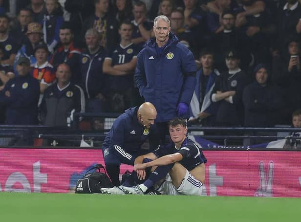 Everton defender Nathan Patterson was injured on Scotland duty and has been ruled-out of the clash with Newcastle United next month (Photo by Ian MacNicol/Getty Images)