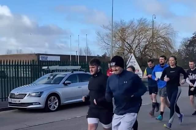 Black Sheep Fitness Academy members raise £15,000 in memory of Allan Stone.