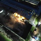 The footage was released by the Tyne and Wear Fire and Rescue Service