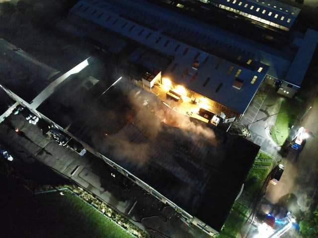 The footage was released by the Tyne and Wear Fire and Rescue Service