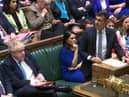 Chancellor of the Exchequer Rishi Sunak delivering his Spring Statement in the House of Commons, London. Picture date: Wednesday March 23, 2022.  PA Photo. Photo credit should read: House of Commons/PA Wire