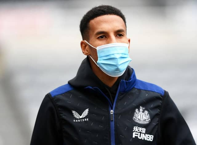 Newcastle United midfielder Isaac Hayden.