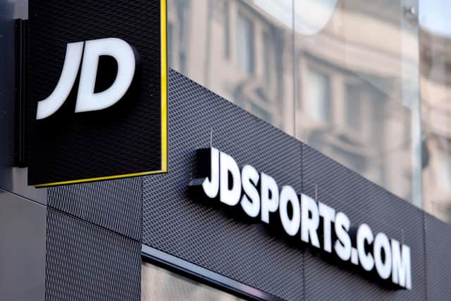 JD Sports has said it will reopen all its 309 stores in England across shopping centres, high streets and retail parks from June 15 as lockdown restrictions ease further. Photo Nick Ansell/PA Wire.