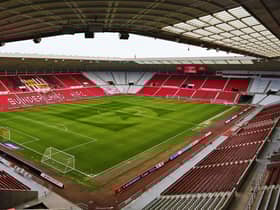 Elton John's logo on the pitch was tweeted from the stadium account