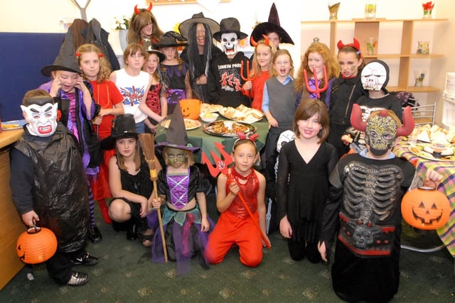 Great costumes at the Young Carers Association Halloween day in 2007.