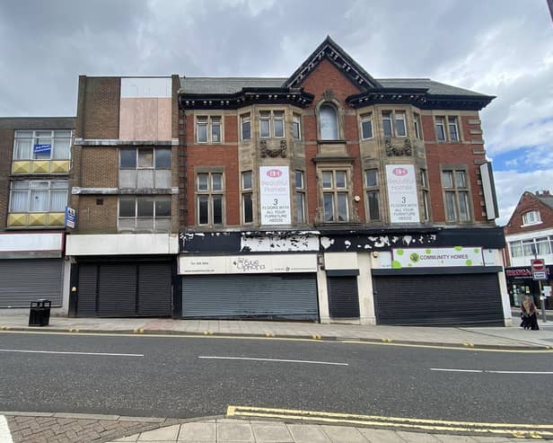 Buildings are facing demolition in Fowler Street, South Shields.