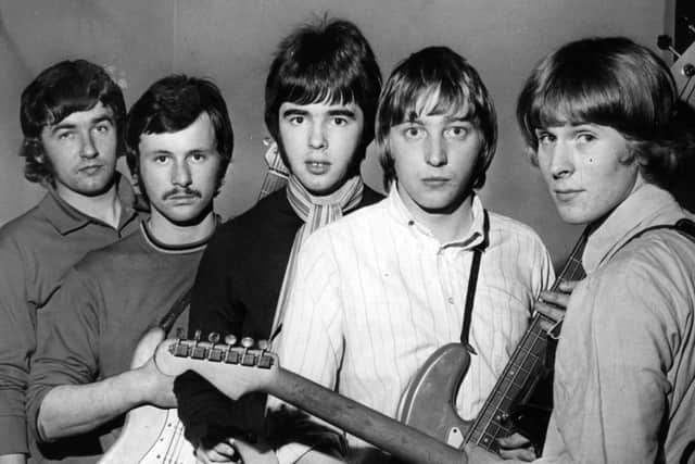 The Shady Kases in 1968. Pictured are Alan Pattinson, Bob Gallagher, Jimmy Gatens, Alan Proctor and Arthur Ramm.