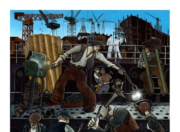 Make a date to visit this fascinating new exhibition at South Shields Museum Image: The Rivet Cooker by Robert Olley
