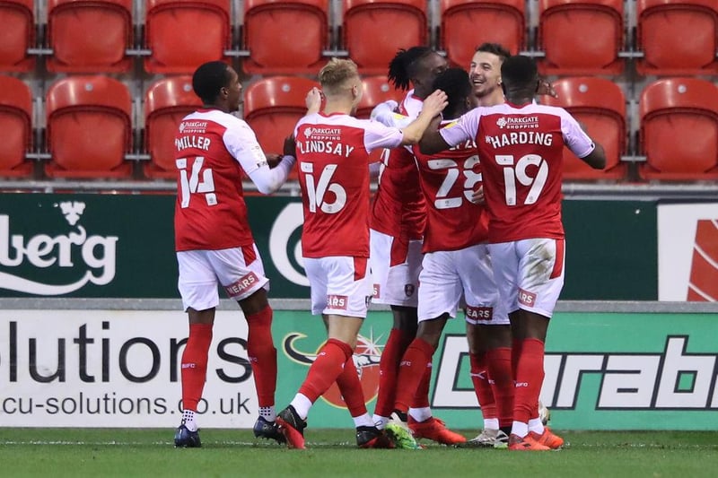 Rotherham’s form has, in a way, come at the Owls’ expense with just one point separating the pair in the Championship table. Record: P8 W4 D1 L3 GD+4.