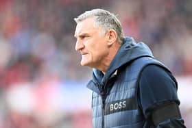 Sunderland head coach Tony Mowbray.