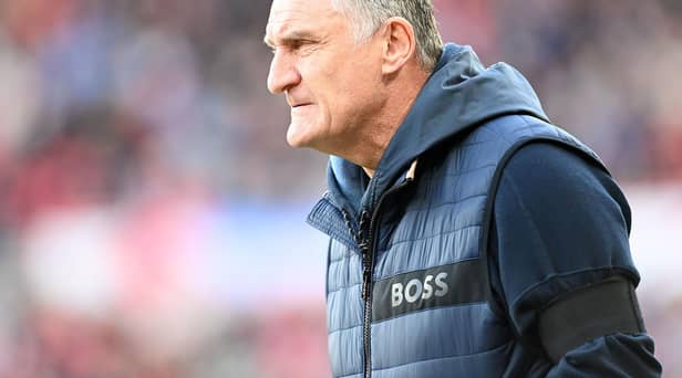 Sunderland head coach Tony Mowbray.