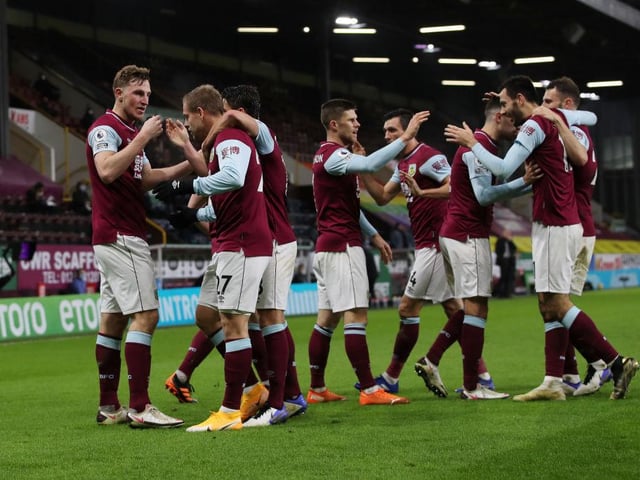 Burnley, the lowest scorers in the Premier League, are averaging a goal every 13 shots with 13 goals from 169 attempts.
